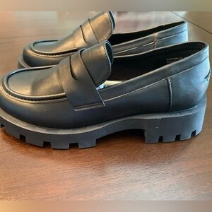 Dream Pairs Women Platform Chunky Loafers Low Heel  Casual Loafer Shoes Size 7.5